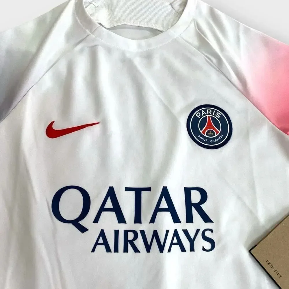 Nike Paris Saint G Academy Pro Away Soccer Jersey FD0639-101 Kids size Large New